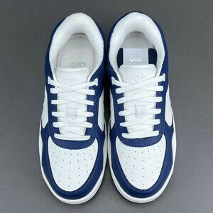 Alo Yoga Thick-Sole White Sneakers (Men's Blue)